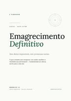 Capa do ebook Emagrecimento Definitivo