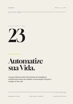 Capa do ebook Automatize sua Vida