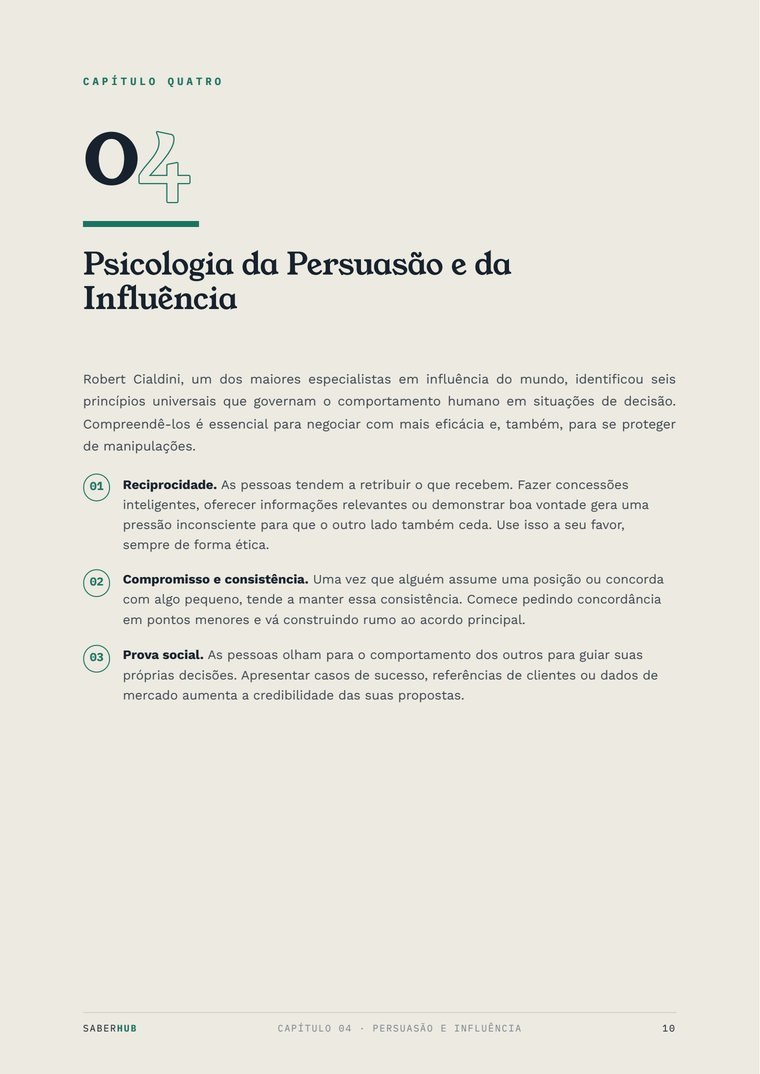 Capítulo 4: psicologia da persuasão